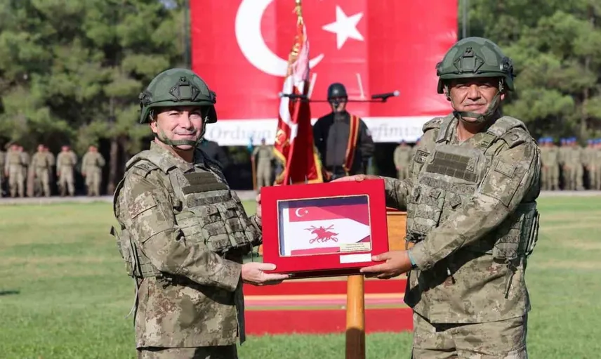 Mardin'de 70'inci Mekanize Piyade Tugay Komutanlığı'nda devir teslim töreni yapıldı