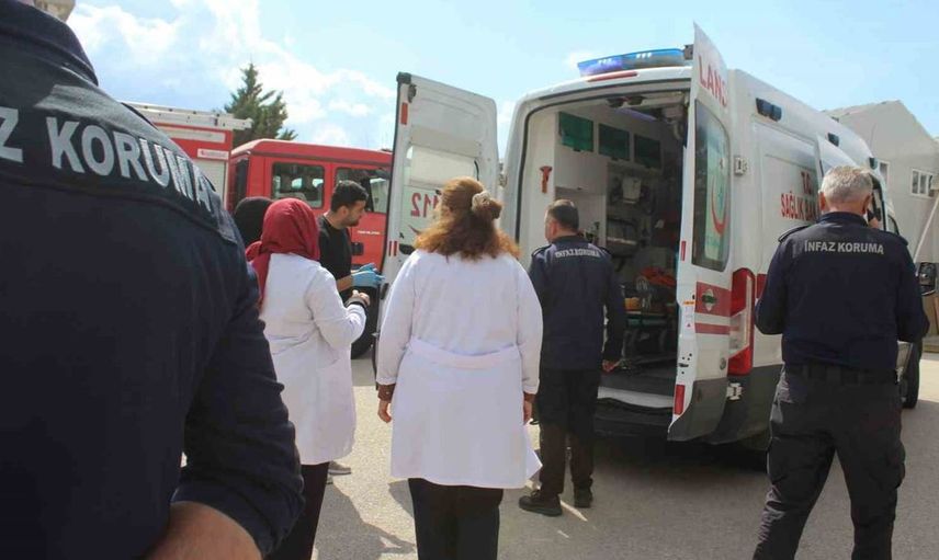 Gemlik cezaevinde olağanüstü hal tatbikatı gerçeği aratmadı