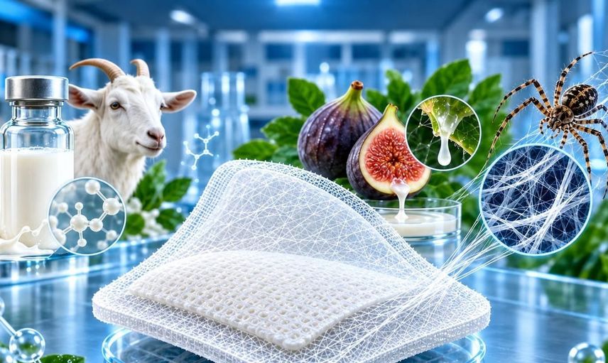 ADÜ Teknokent'te biyomalzeme inovasyonu: Keçi sütü, incir lateksi ve örümcek ipeği birleşiyor
