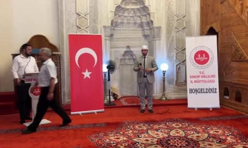 Sinop'ta ezanı güzel okuma bölge finali heyecanı yaşandı