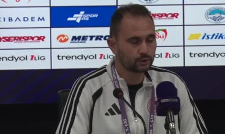 Maç sonrası değerlendirme: Can Güçer'den kayserispor açıklaması