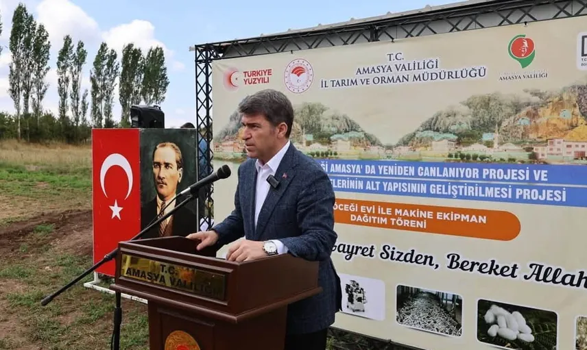 Amasya'da ipek böcekçiliği ve kadın kooperatiflerine önemli destek
