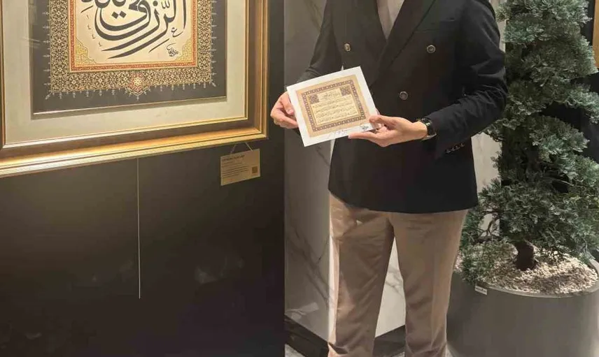 Marmaris'te sanat ve doğa buluşması: Hattat Fatih Özkafa ile imza günü