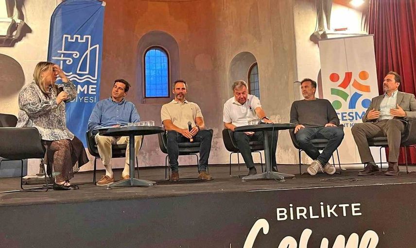 Çeşme'de deniz ve sürdürülebilirlik üzerine önemli bir söyleşi yapıldı