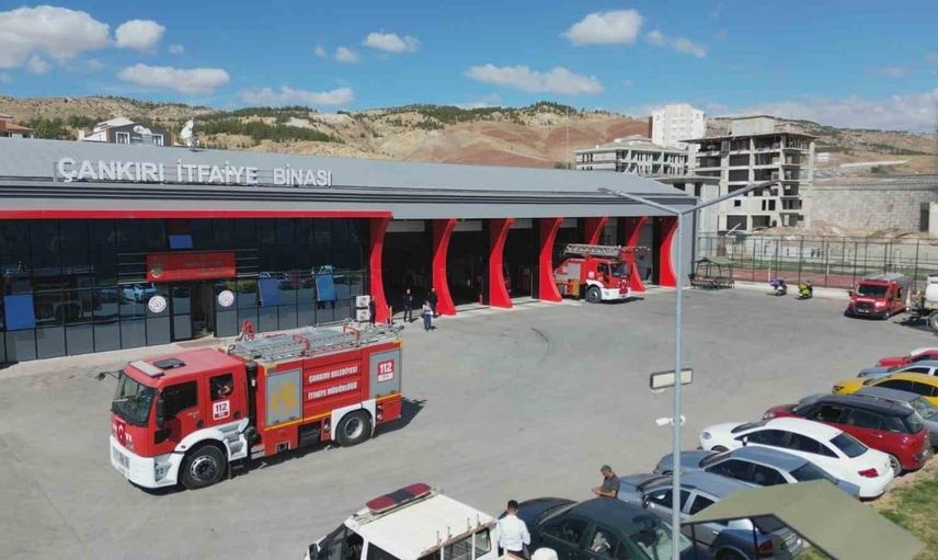 Yangınların artmasıyla Çankırı'da itfaiye ekipleri 24 saat hazır bekliyor