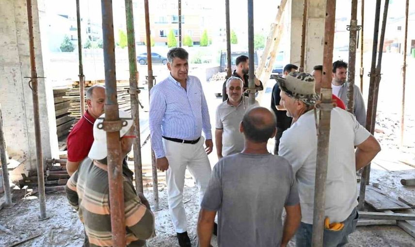 Kartepe’de yeni polis merkezi amirliği inşaatı yükseliyor