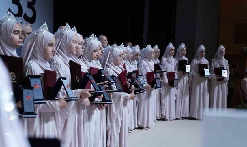 33 hafız icazet merasimi dualarla gerçekleştirildi