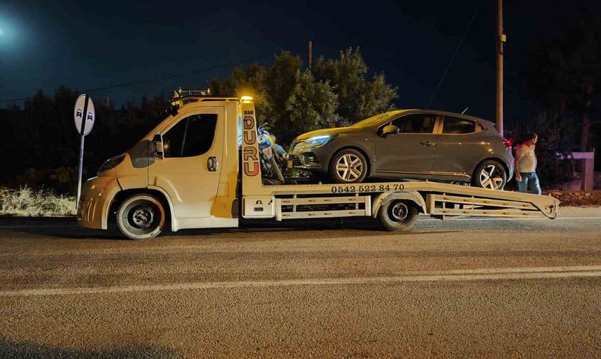 Isparta'da motosiklet ile otomobil çarpıştı: 1 yaralı