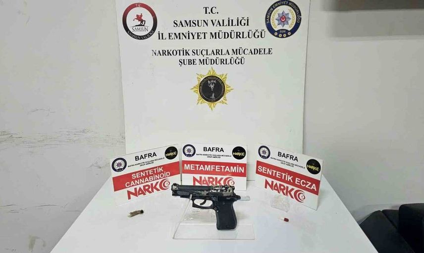 Bafra'da düzenlenen uyuşturucu operasyonunda bir kişi tutuklandı