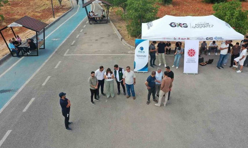Gaziantep'te drone destekli habercilik eğitimi yapıldı
