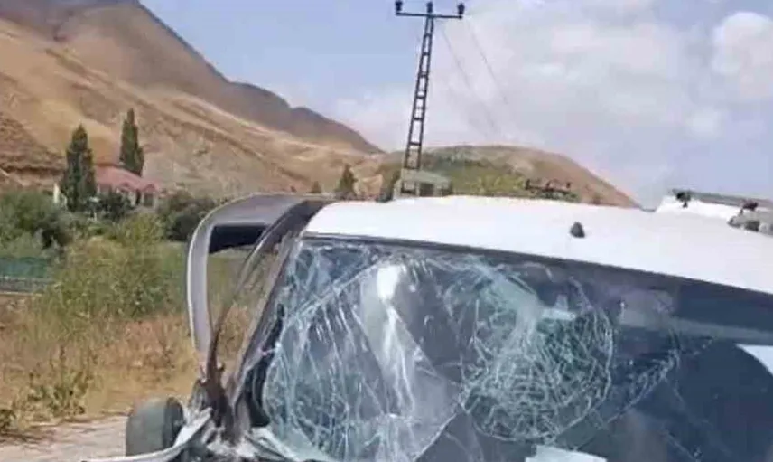 Yüksekova'da kamyonetle tır çarpıştı: Bir kişi yaralandı