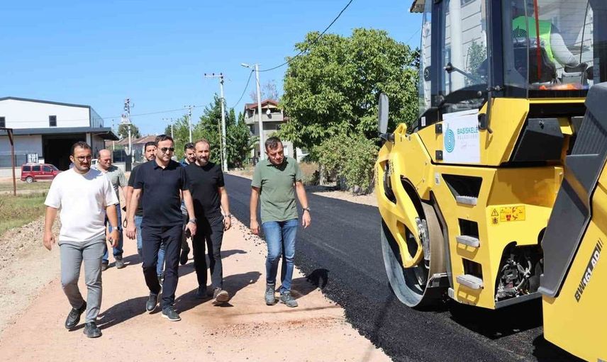 Başkan özlü çalışmaları yerinde inceledi, şehit annesini hastanede ziyaret etti