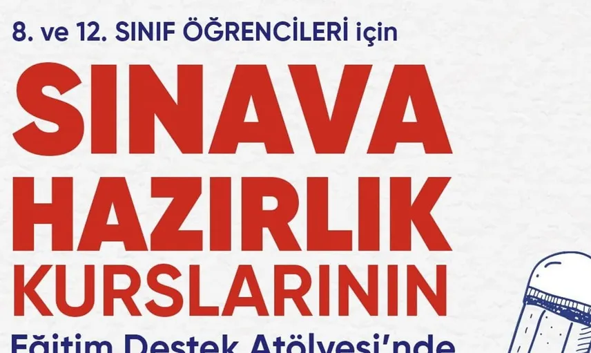 Didim Belediyesi öğrencilerin sınav hazırlığına destek veriyor