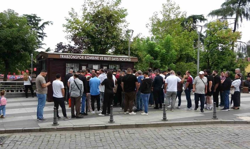 Trabzonspor'un Galatasaray maçı için bilet satışları başladı