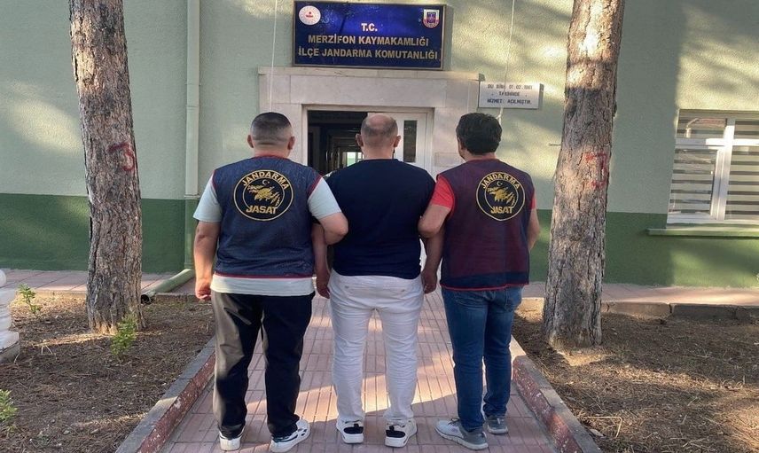Kırmızı bültenle aranan adam Amasya'da yakalandı