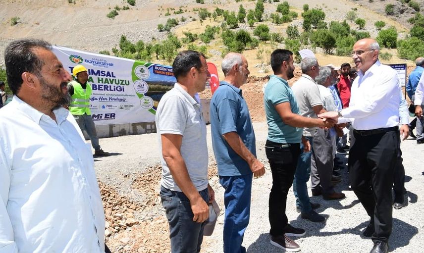 Malatya’da 207 adet sulama havuzunun inşaatı devam ediyor