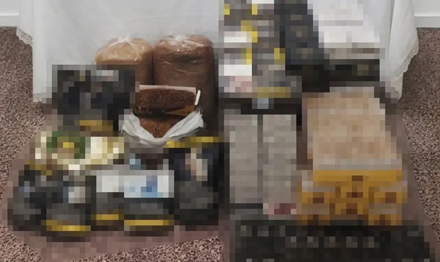 Yozgat'ta düzenlenen operasyonda kaçak tütün ve malzemeler ele geçirildi