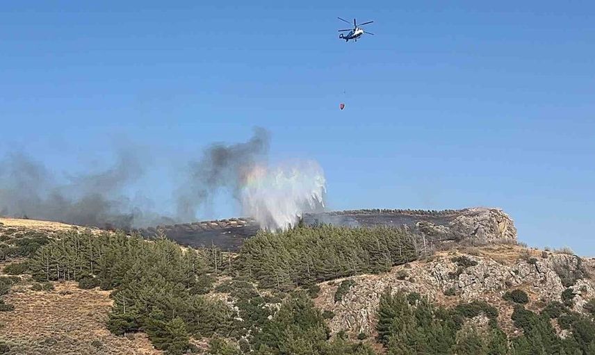 Hatay'da orman yangınına yoğun müdahale devam ediyor