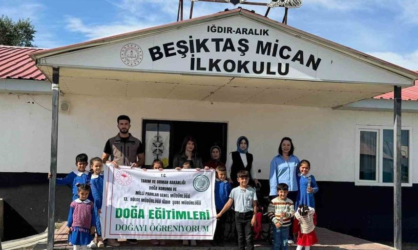 Iğdır'da öğrenciler için tabiat bilinci geliştiren eğitim gerçekleştirildi