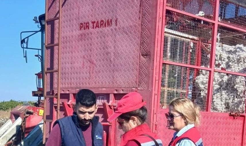 Söke’de pamuk hasadı için makineler titizlikle kontrol ediliyor