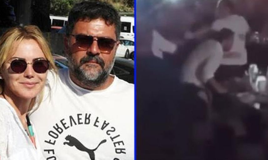 Ece Erken İle Eşi Kavgaya Karıştı! Sandalyeler Havada Uçtu