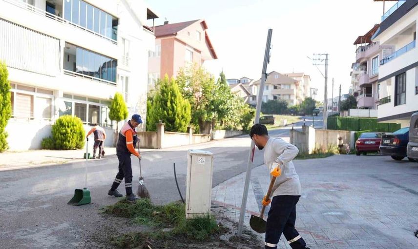 Başiskele'de temizlik seferberliği: Serdar Mahallesi daha temiz hale geliyor