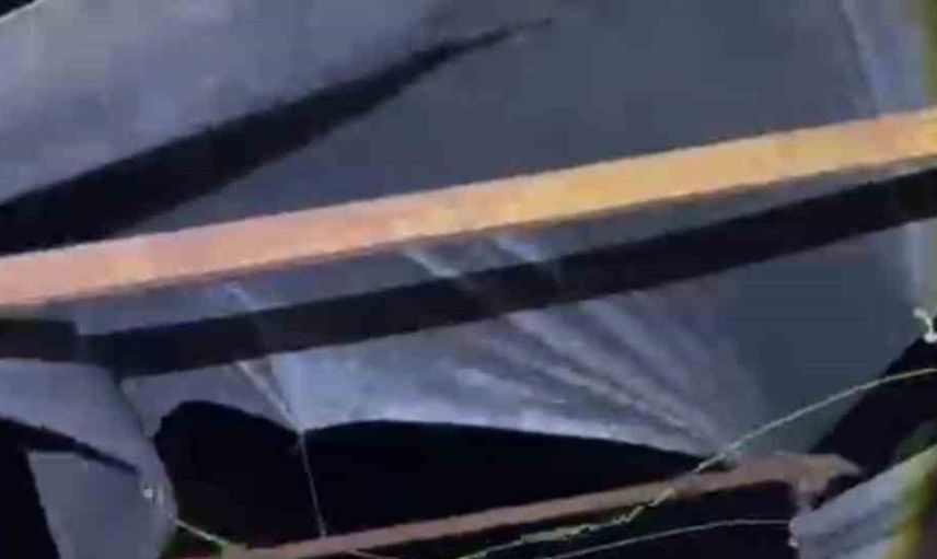 Elazığ’da fırtına kampçıları zor durumda bıraktı: O anlar kaydedildi
