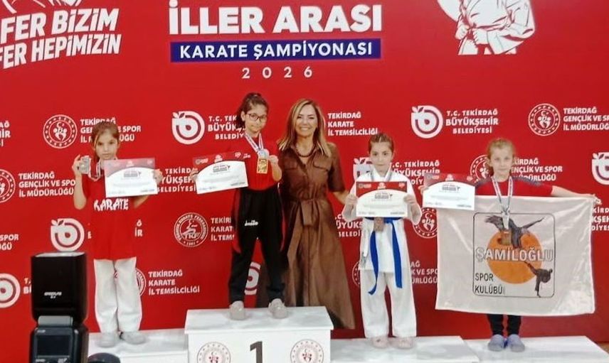 Körfez Gençlerbirliği karate şampiyonasında başarı elde etti