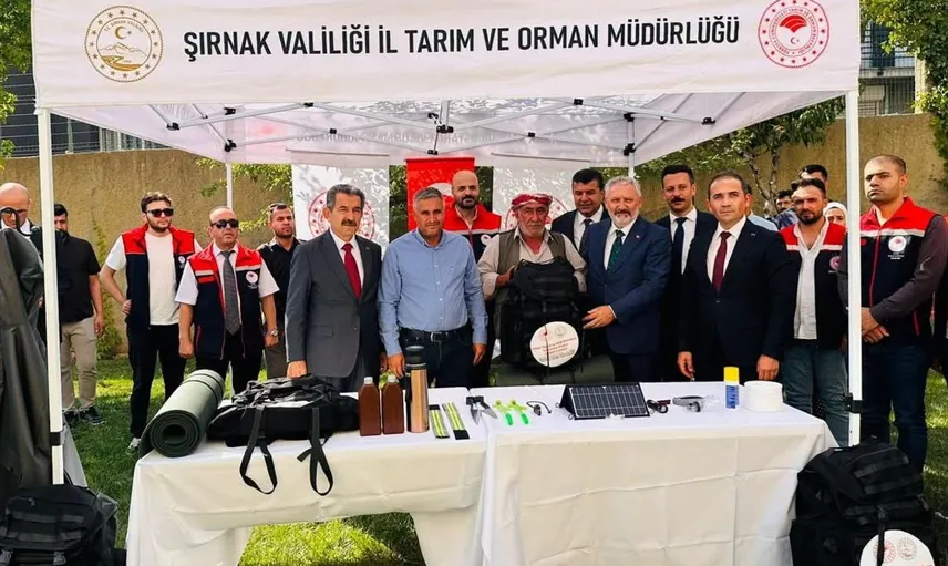 Şırnak'ta tarımsal üretim atağı: 152 bin fideli destek ve çoban çantaları dağıtıldı