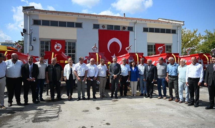 Edirne Köylerine Yangın Müdahale İçin Su Tankeri Dağıtımı