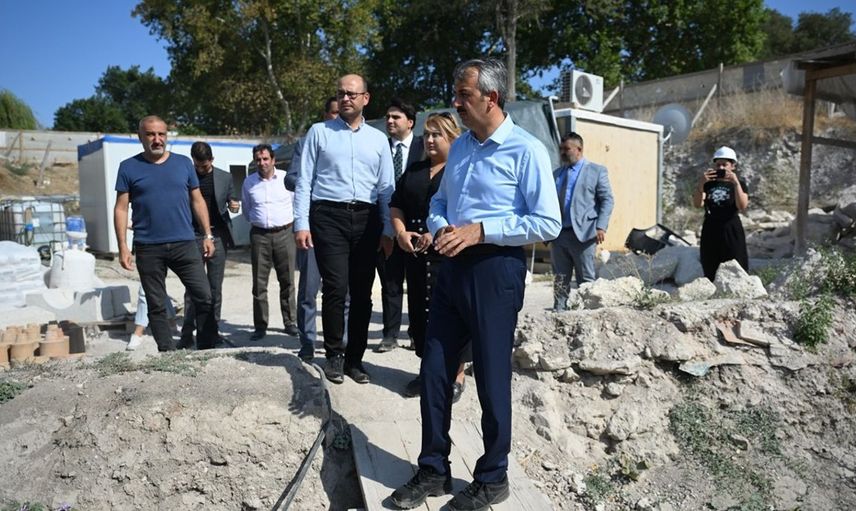 Edirne'deki Gazi Mihal Hamamı'nın Restorasyonu Devam Ediyor
