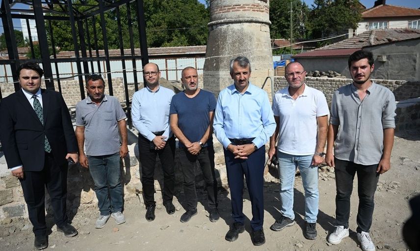 Edirne'deki Şeyh Şüceaddin Camisi'nin Restorasyonu Devam Ediyor