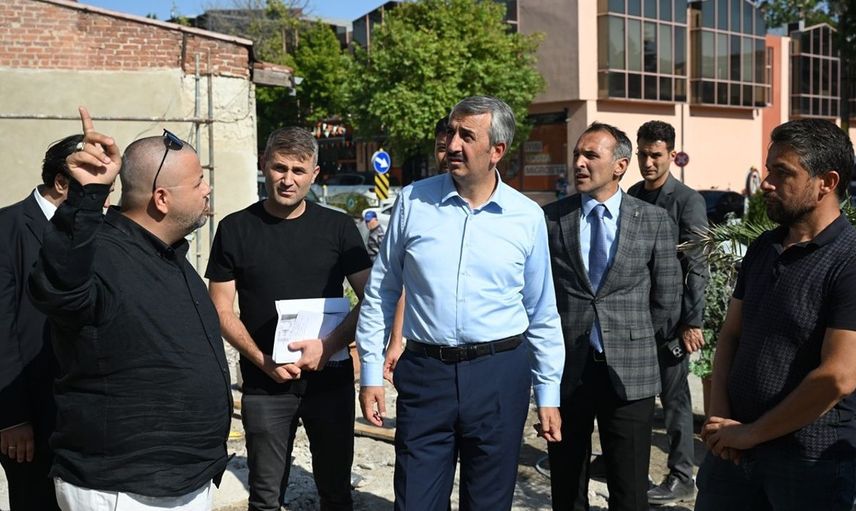 Edirne'deki Tarihi Havlucular Hanı ve Mezit Bey Hamamı'nda Restorasyon Çalışmaları Devam Ediyor