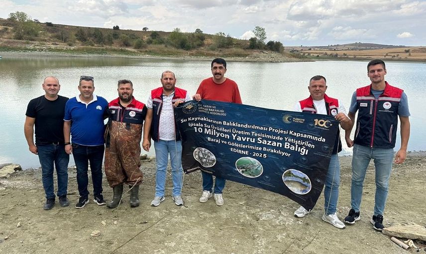 Edirne'den Tekirdağ'a Balıklandırma Projesi Uygulandı
