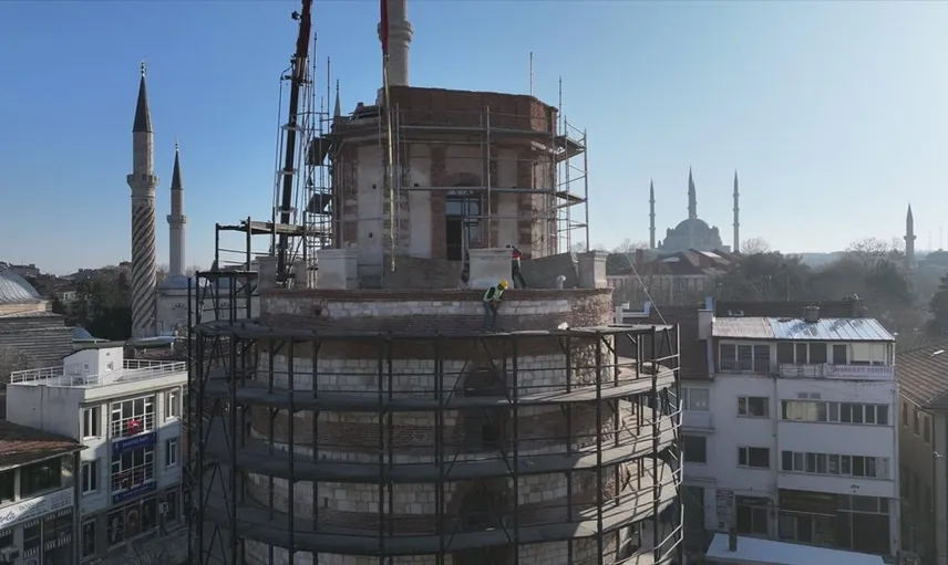 Edirne'nin Tarihi Makedon Kulesi Restorasyonu Tamamlandı