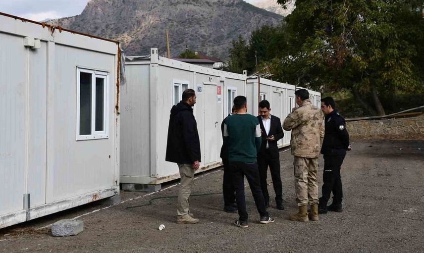 Şırnak'ta sel mağdurları için yeni yaşam alanı: Konteyner kent kuruldu