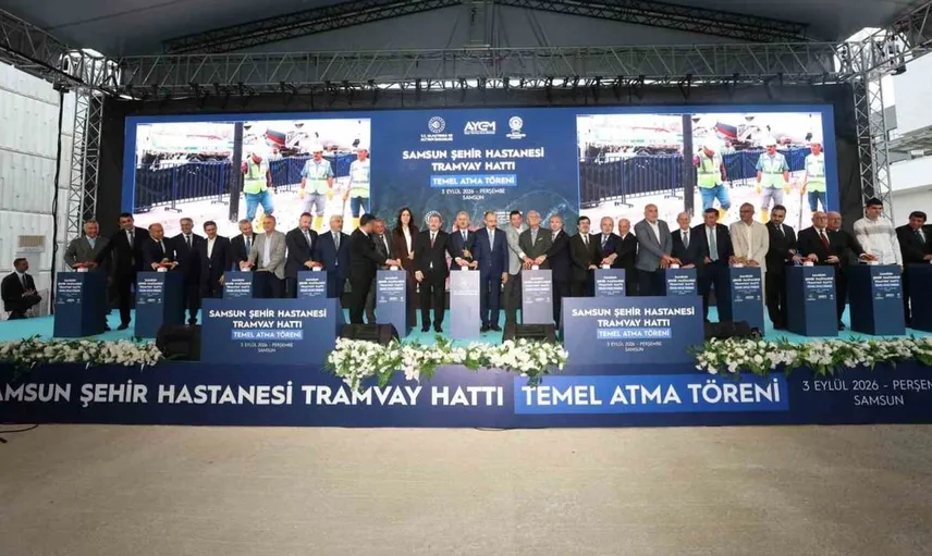 Samsun'da ulaşım projeleri hız kesmeden devam ediyor