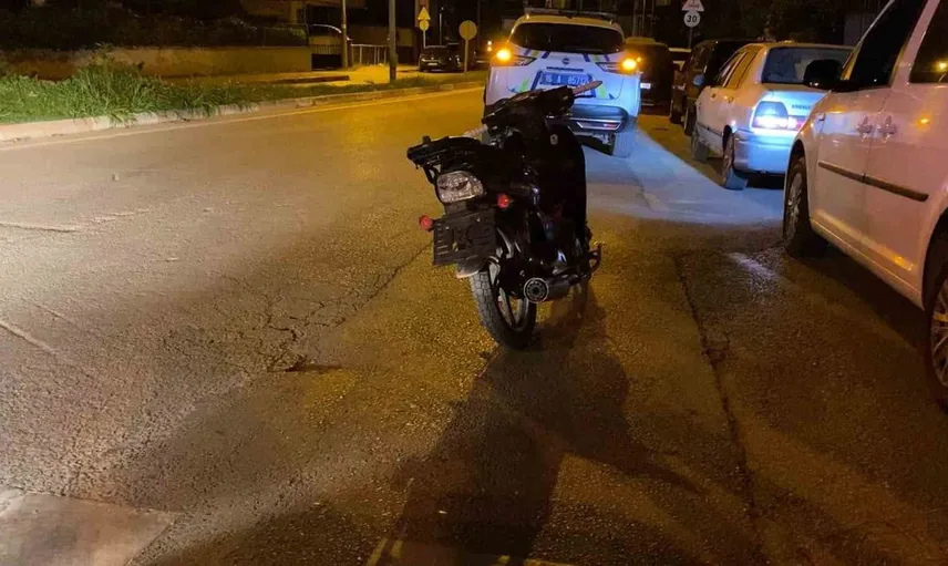 Plakasız motosikletle gece turu, ceza olarak 90 bin TL kesti