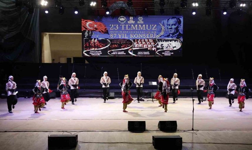 Hatay, Ana vatana katılışı’nın 87. yılını konser programıyla kutladı