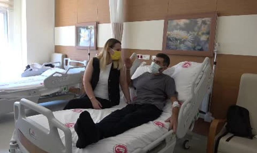 Eşinin böbreğiyle yeniden hayata tutunan Yalçın Arslan'ın hikayesi