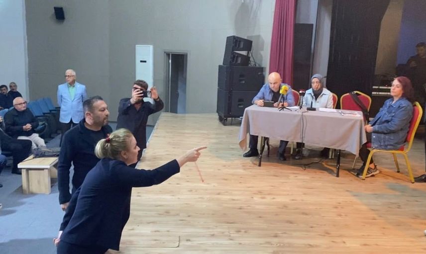 Körfez'de çevre protestosunda tansiyon yükseldi: Yetkililer toplantıyı terk etti