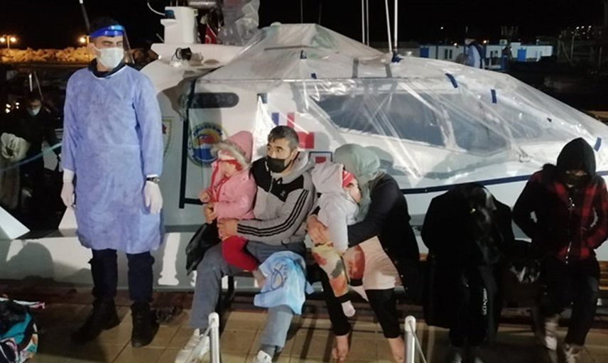 Ege Denizi’nde 101 Göçmen Kurtarıldı