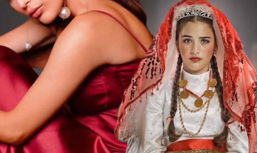 Ekranların 'Küçük Gelin'i Çağla Şimşek, güzelliğiyle görenleri mest etti