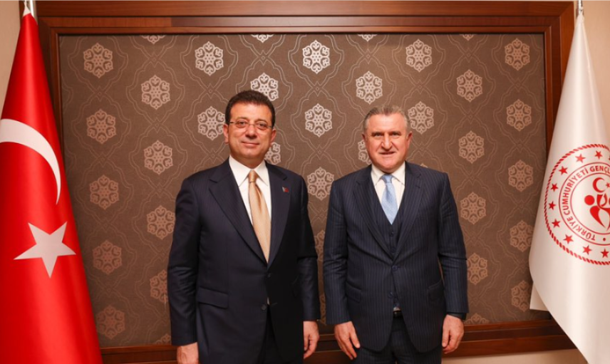 Ekrem İmamoğlu Gençlik ve Spor Bakanı ile görüştü
