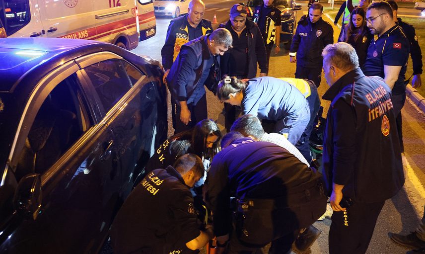 Elazığ'da korkutan trafik kazası: 2 kişi ağır yaralandı