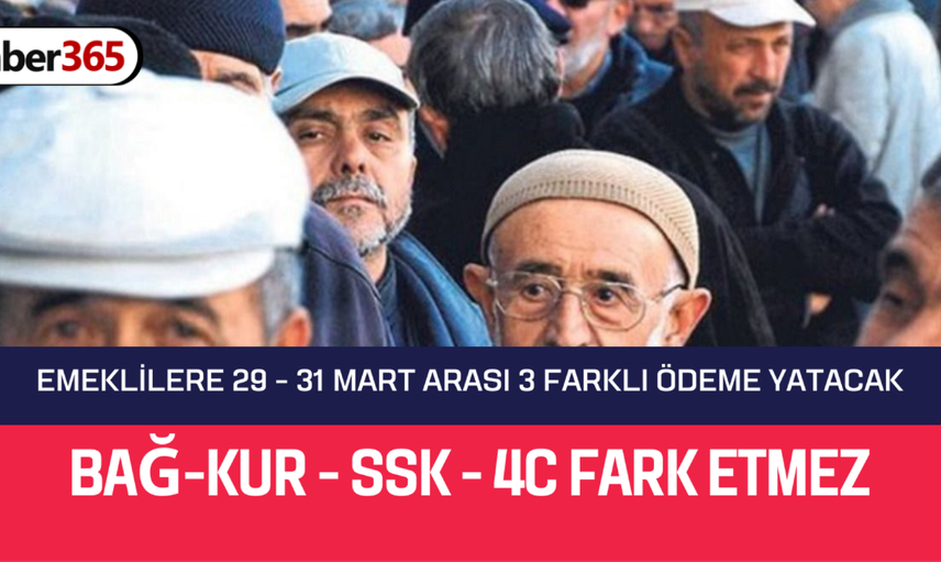 Emekliye 29 - 31 Mart arası 3 farklı ödeme yatacak! Tahsis numaranızın sonunu kontrol edin