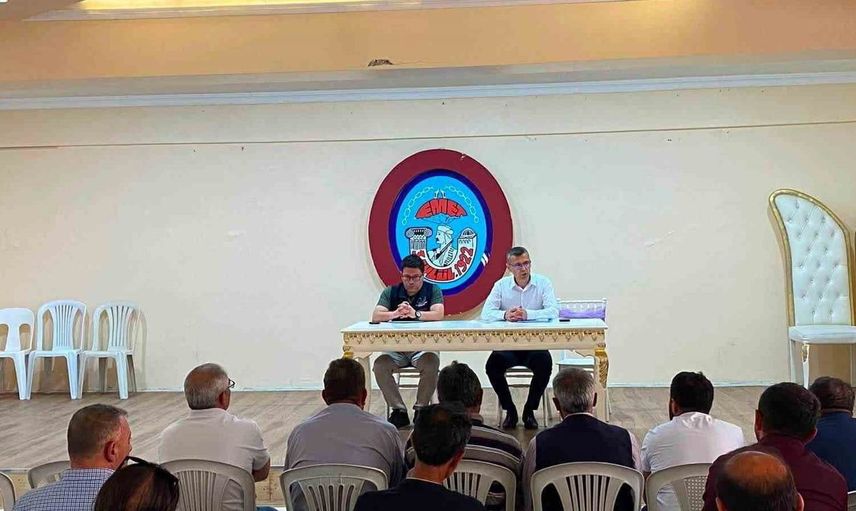 Emet'te üreticilere tarımsal krediler hakkında bilgilendirme toplantısı düzenlendi