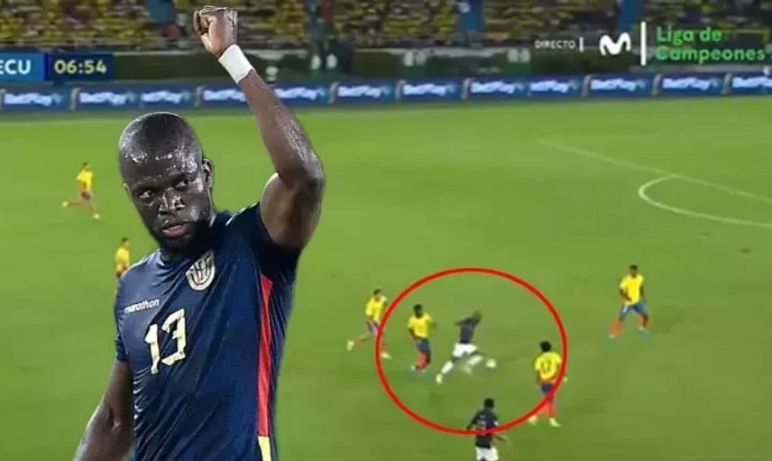 Enner Valencia, Davinson Sanchez'i dağıttı