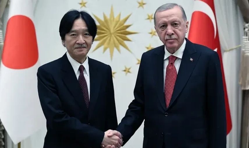 Erdoğan, Japonya Veliaht Prensi Fumihito ile görüştü