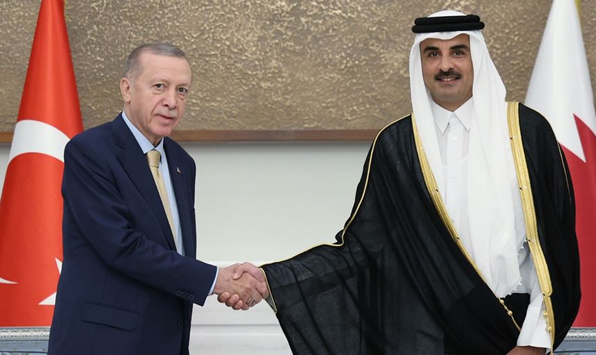 Erdoğan Katar Emiri ile telefonda görüştü: ‘‘İslam dünyası birlik içinde olmalı’’